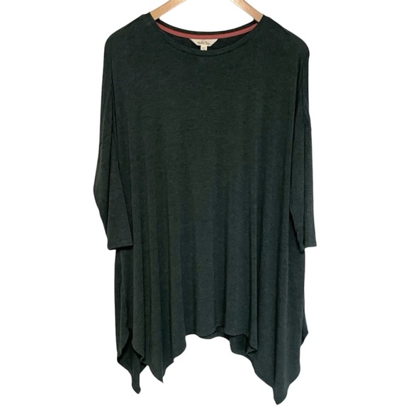 MATILDA JANE ‘Take a Trip’ Green Flowy Tunic T-shirt Women’s Size Small - Picture 3 of 9